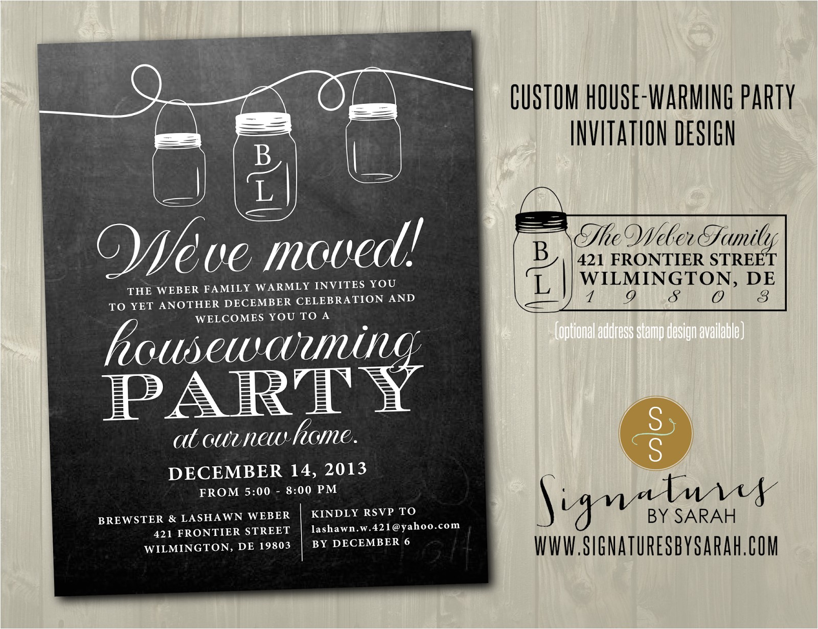 housewarming engagement party invitations