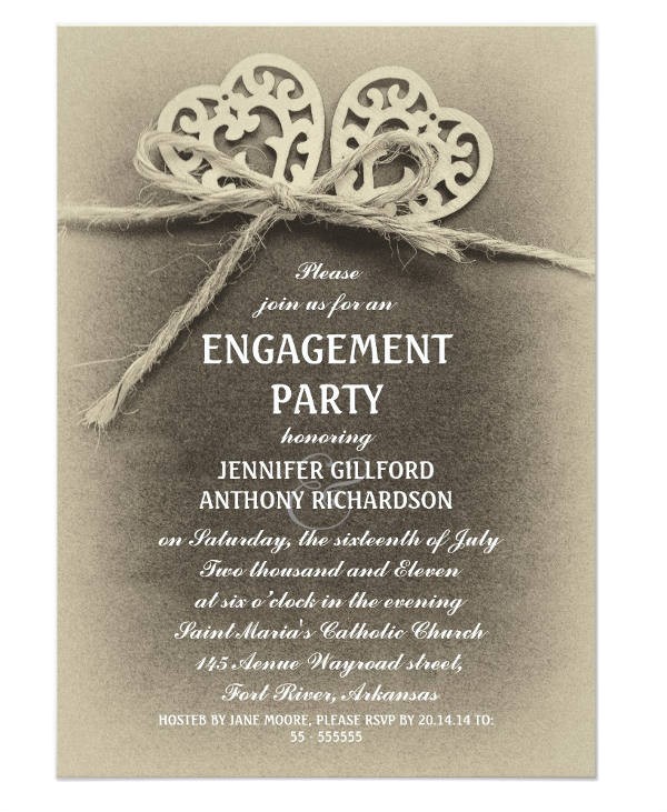 printable engagement invitation