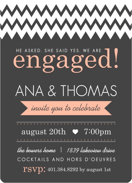 engagement free invitation