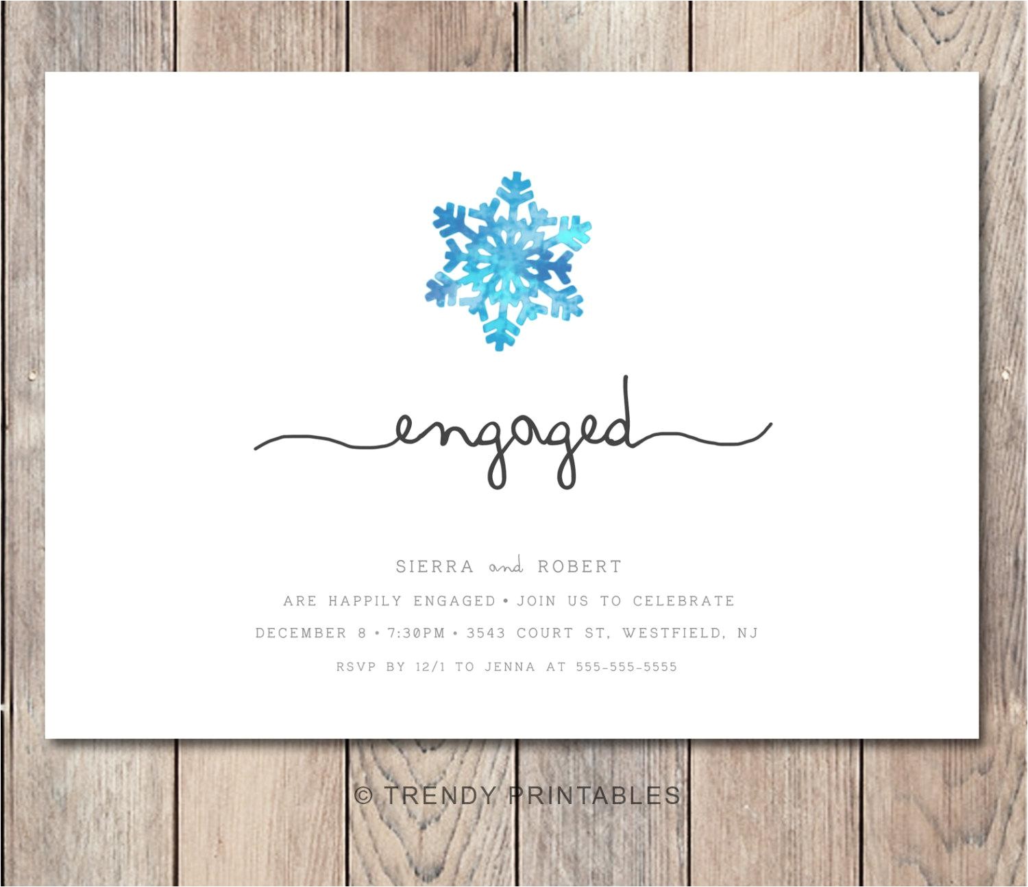 engagement party invitation wording