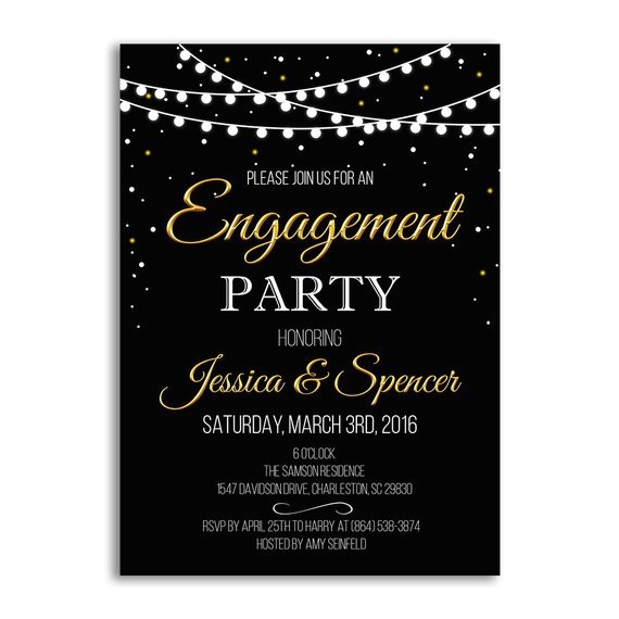 engagement party invitation engagement