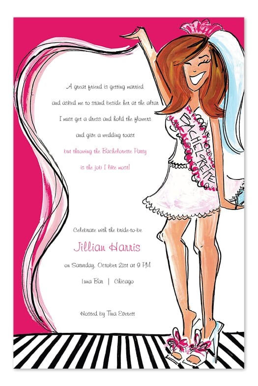 free bachelorette party invitation template word