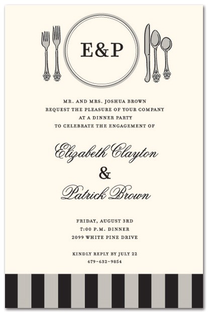 formal dinner party invitations 2