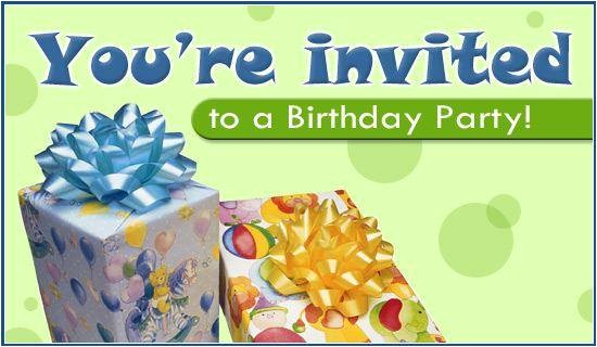 electronic birthday party invitations