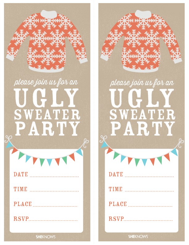 sheknows party planner how to host an ugly sweater party