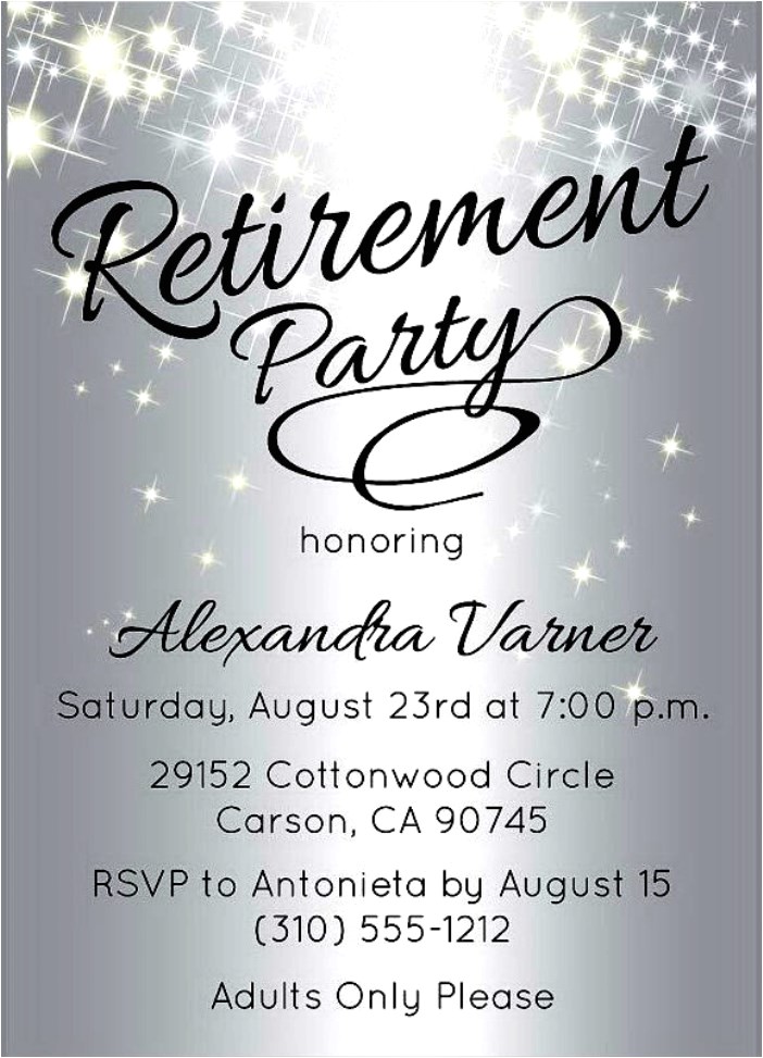 retirement party invitation template free