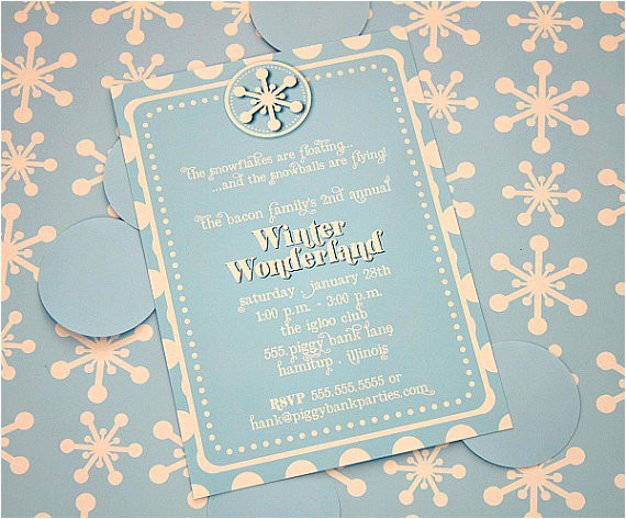 post winter wonderland party invitation free printable 86433