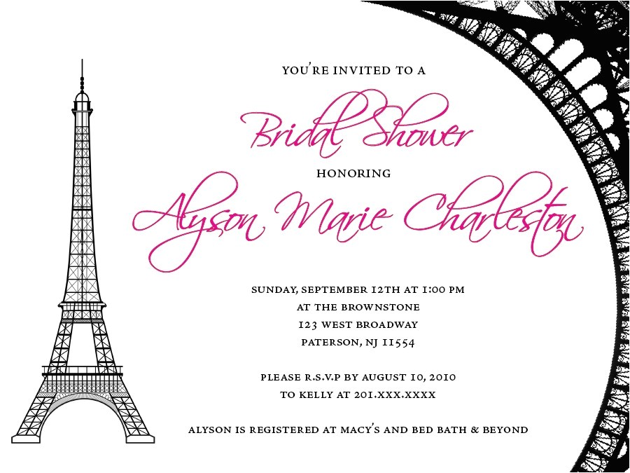 paris themed bridal shower invitations and the invitations of the bridal shower invitation templates to the party sketch with cool idea 20