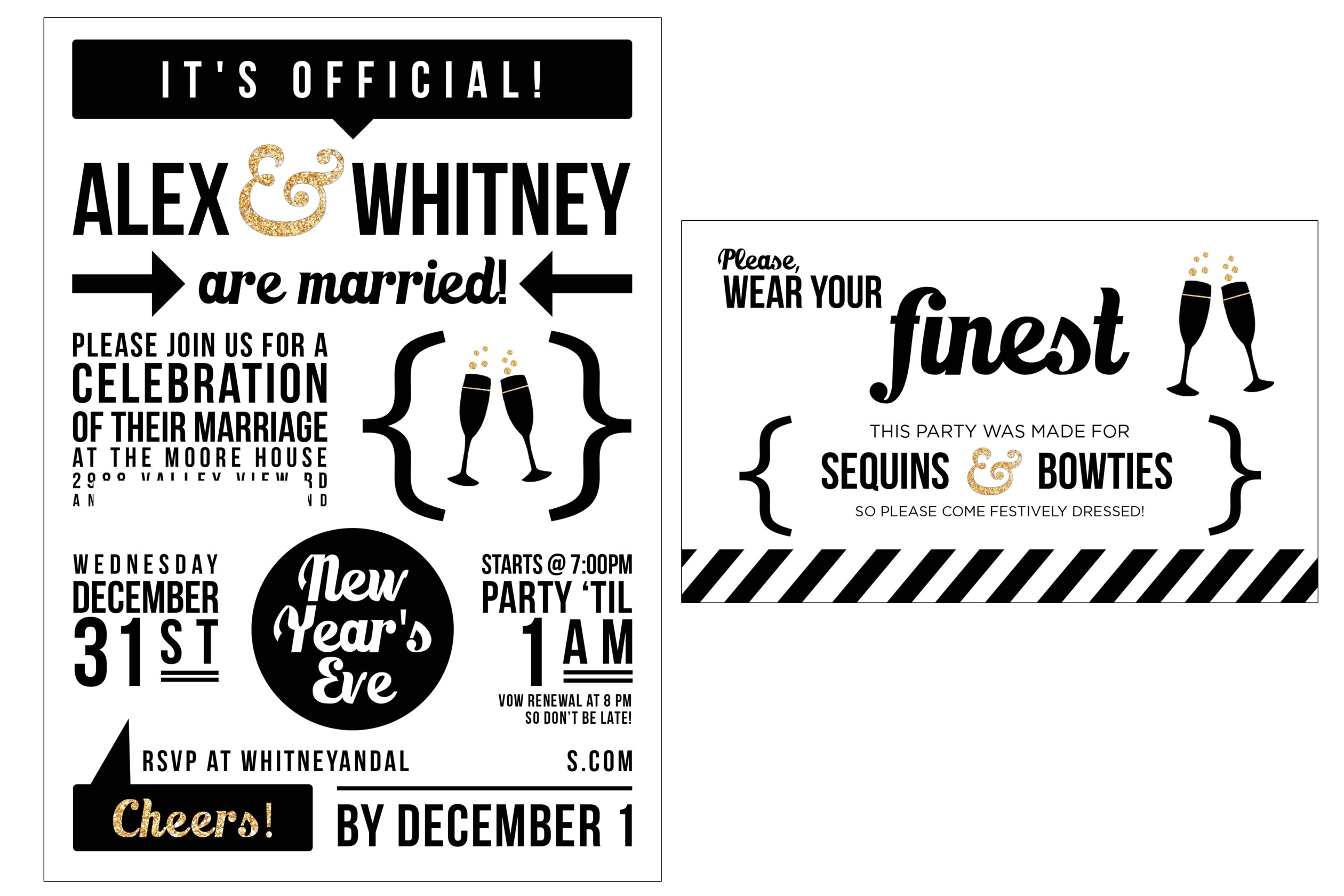 new years eve elopement