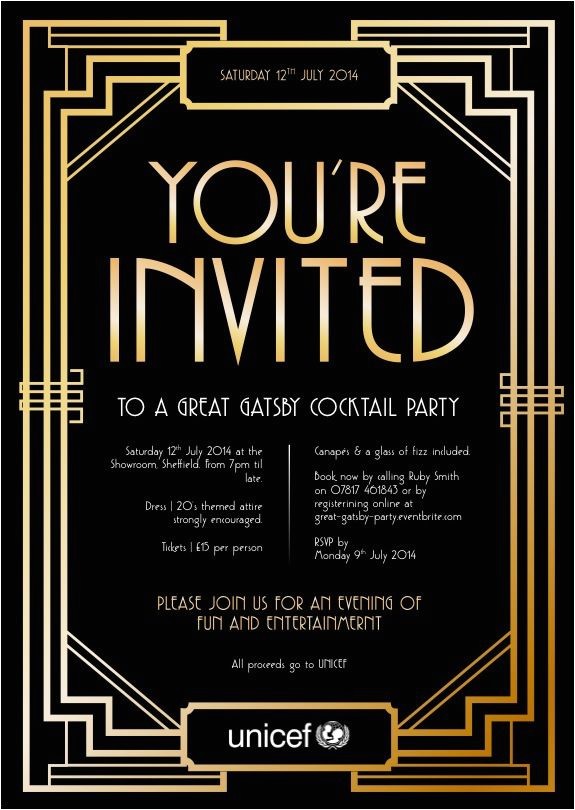 cocktail party invitation