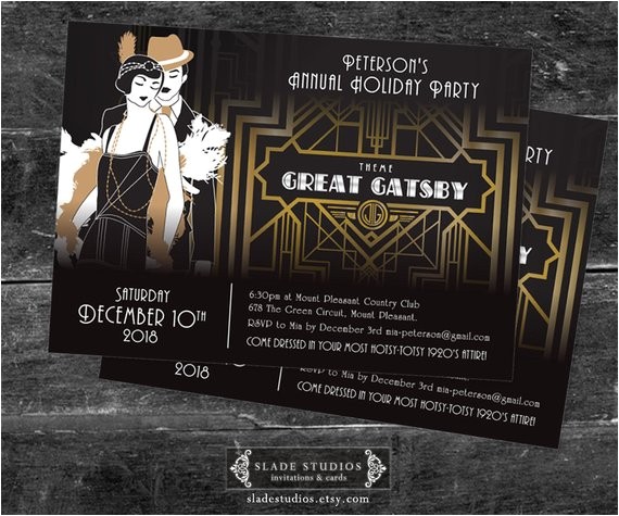 great gatsby holiday party christmas