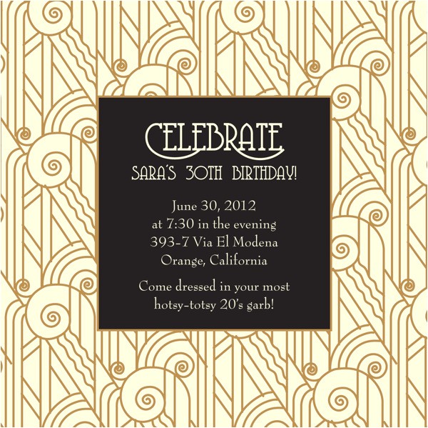 great gatsby party invitations ideas printable