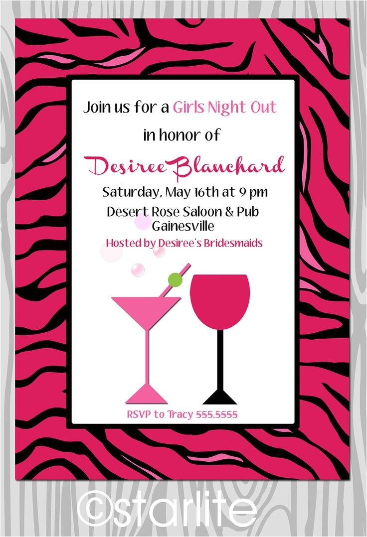 ladies night invitation wording