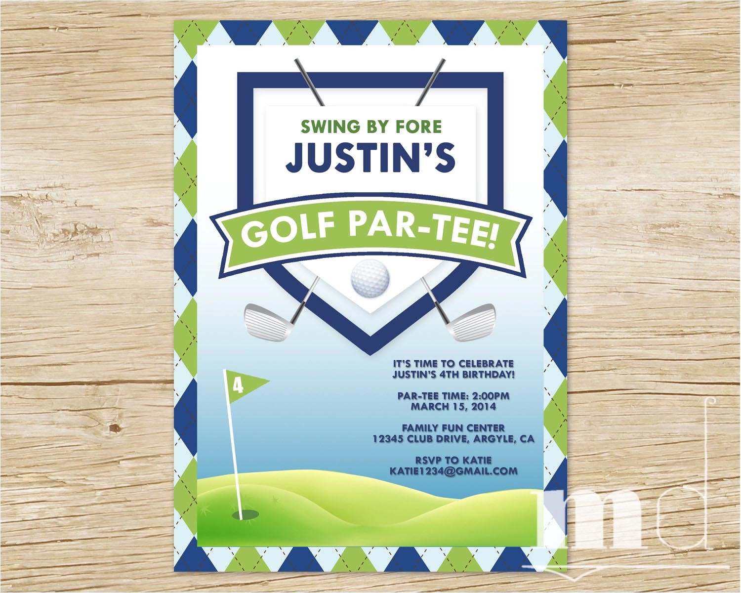 golf themed retirement party invitations