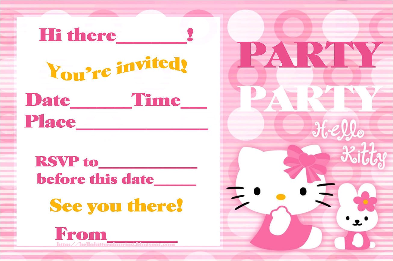 hallmark birthday invitations template