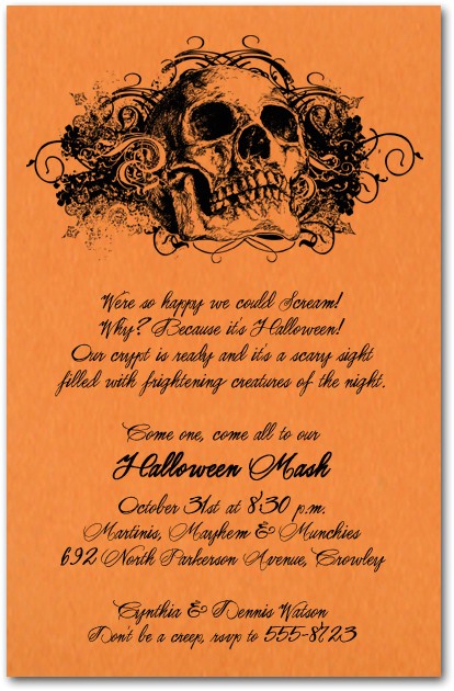 halloween invite poem