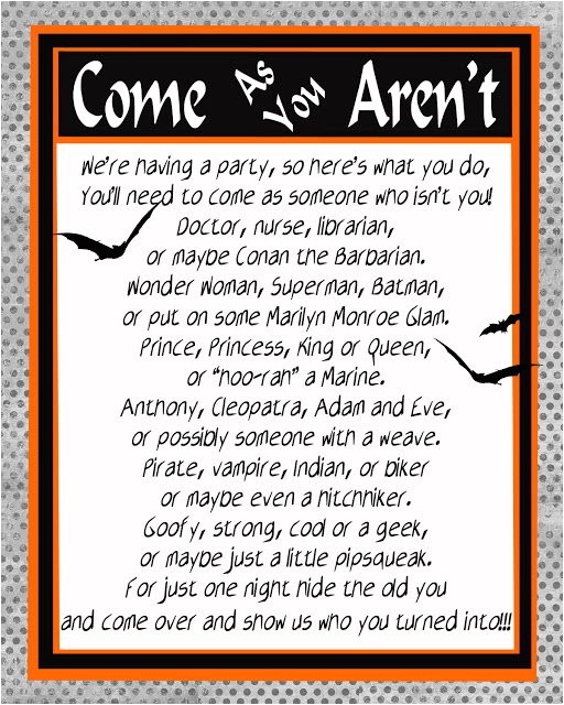 halloween poems for invitations