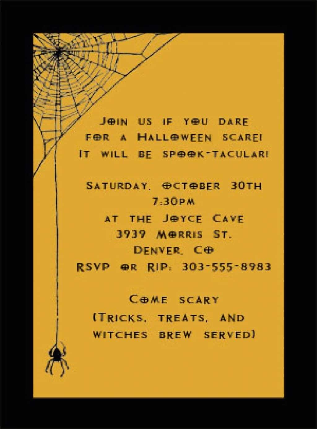 tips easy to create halloween party invitation wording designs ideas
