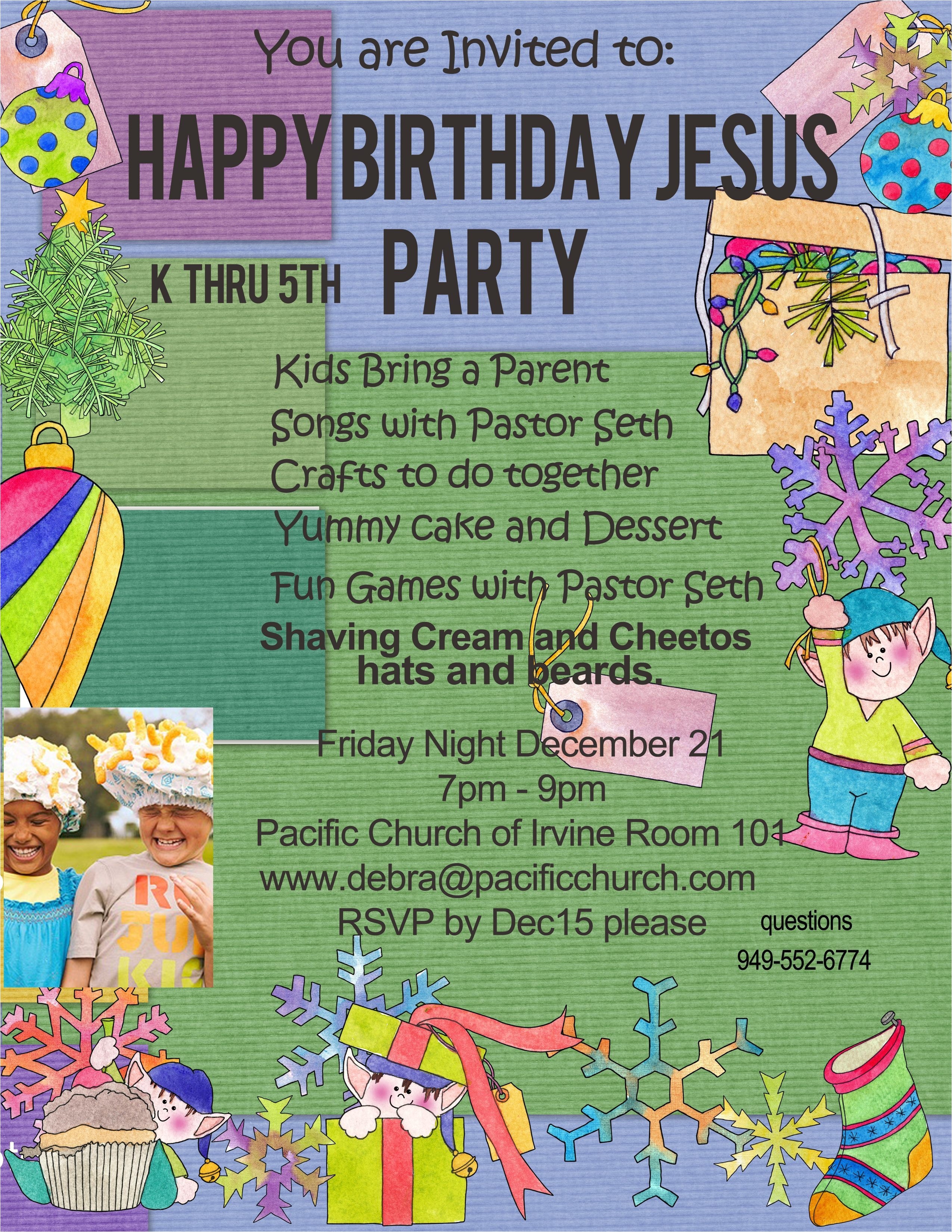 happy birthday jesus party