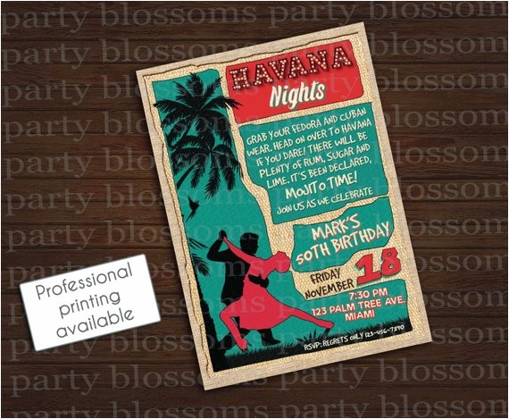 printable 5x7 havana nights cuban