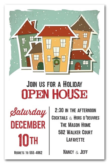 holiday open house