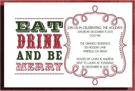 christmas work party invitations