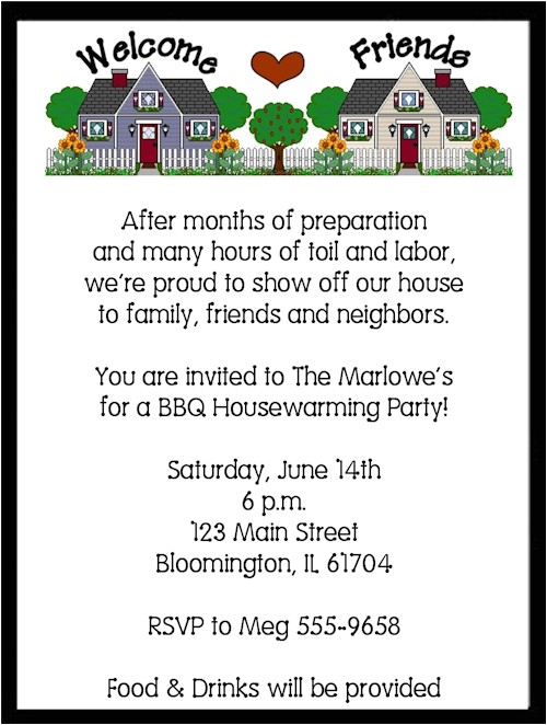 neighborhood housewarming party invitations