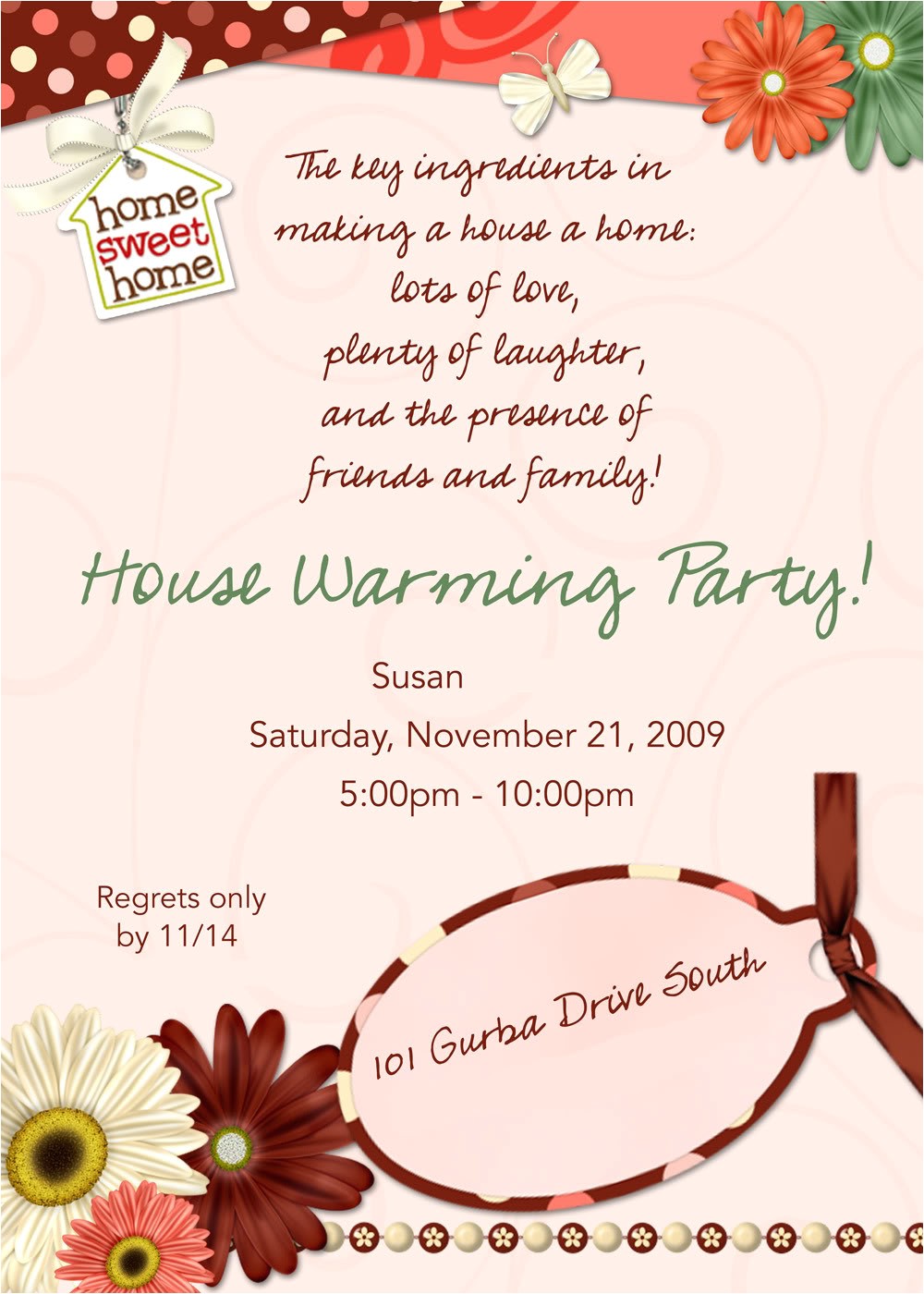 house warming invitation
