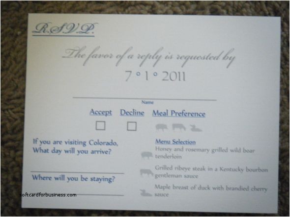 how to fill out a wedding invitation rsvp