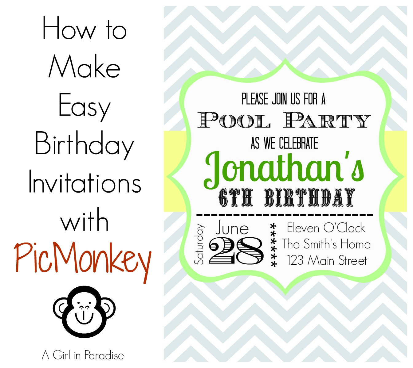 how to make birthday invitations