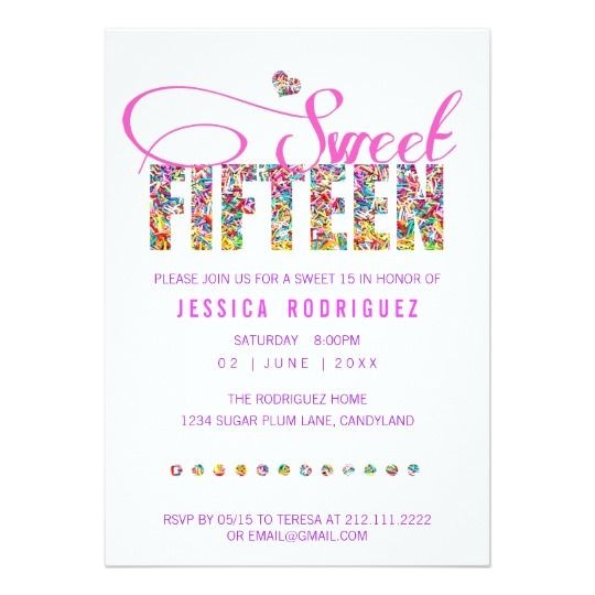 candy quinceanera theme