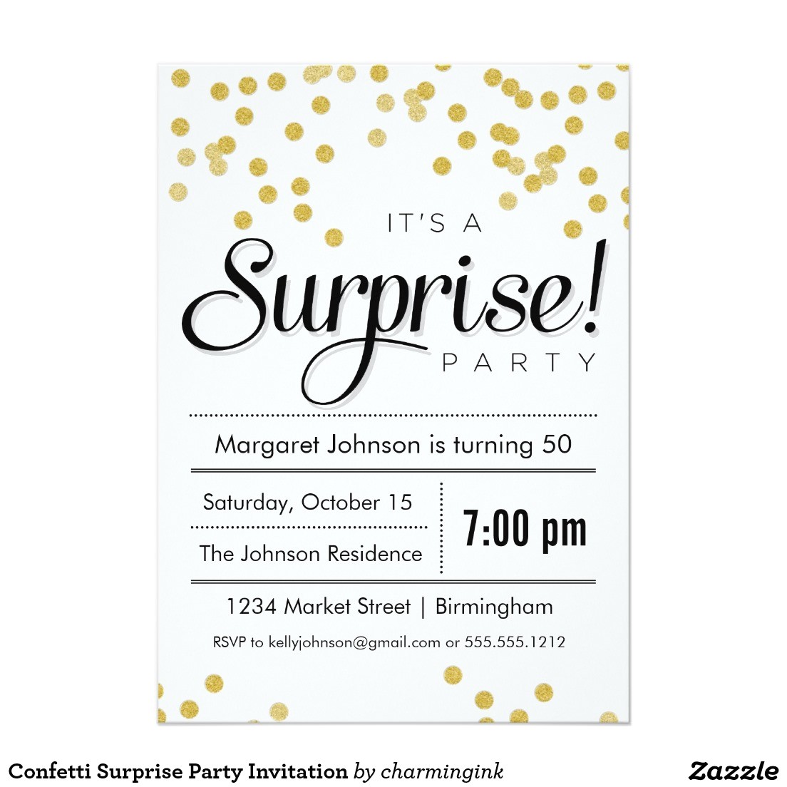 best surprise party invitation ideas free download