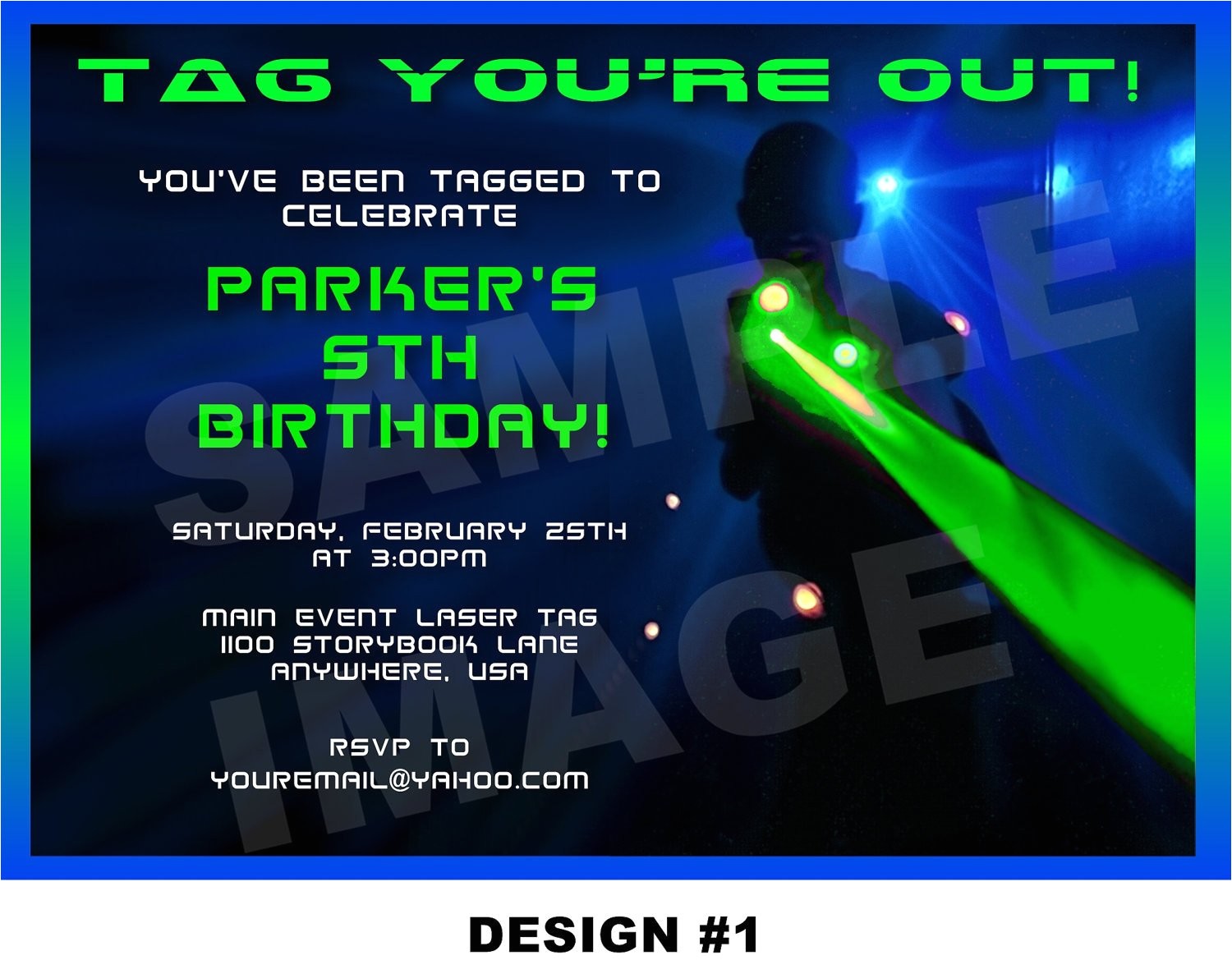 laser tag invitation laser tag invite