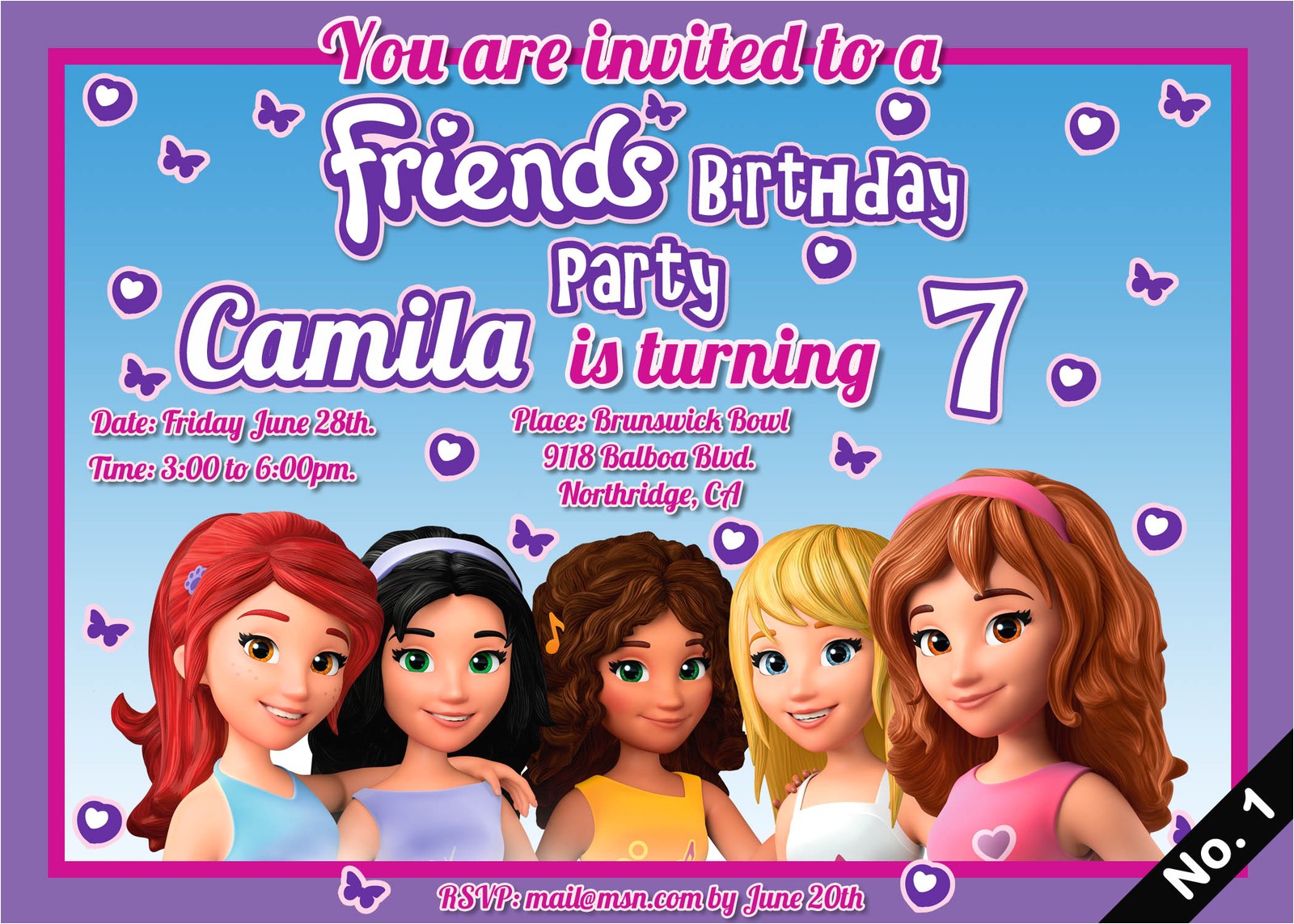 lego friends birthday invitation shtml