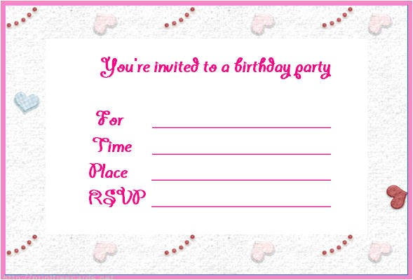 make birthday invitations online free