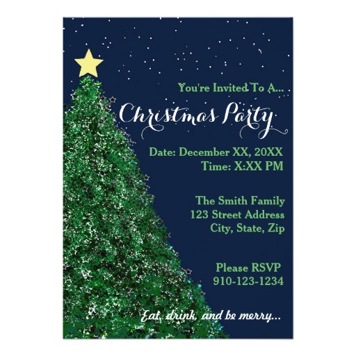 create your own christmas party invitation 256759827362247959