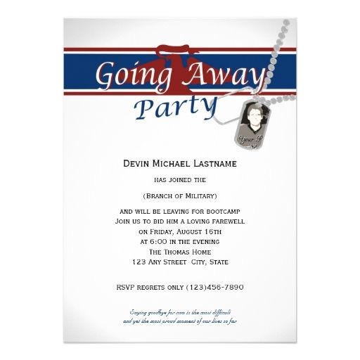 us navy going away party invitations