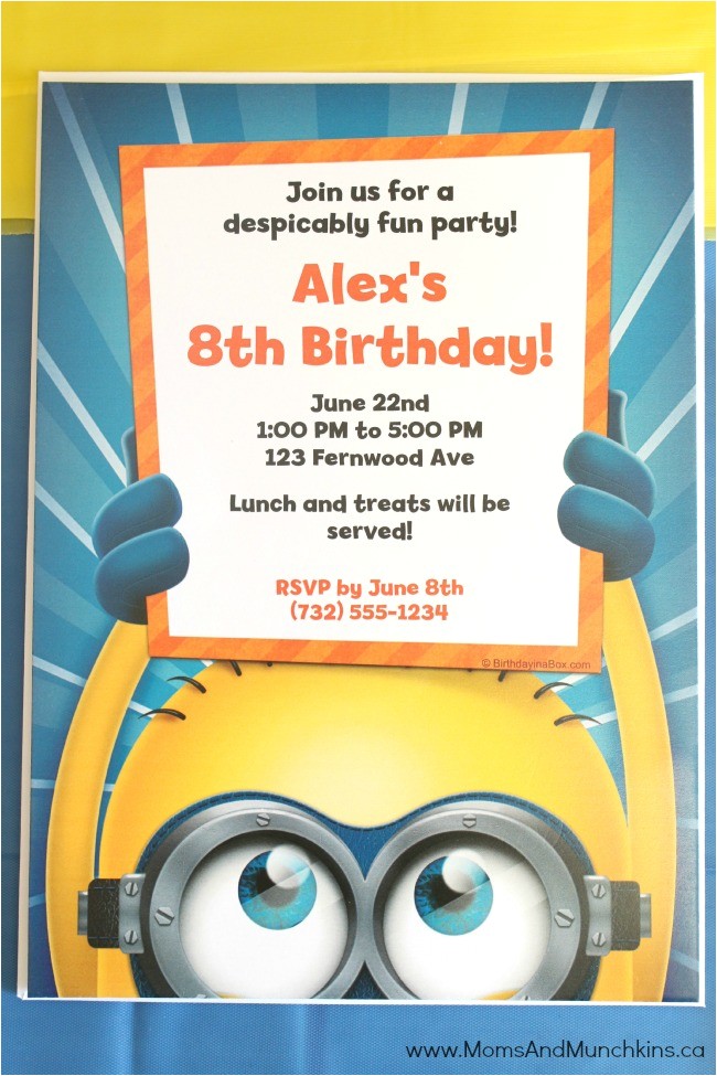 minions birthday party
