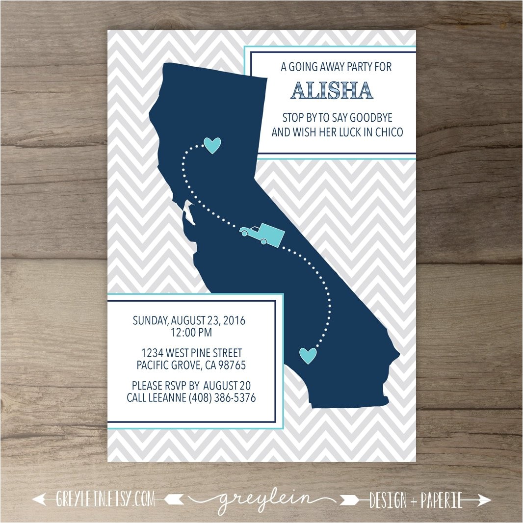 going away party invitations invites