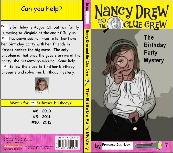 nancy drew birthday party insanity