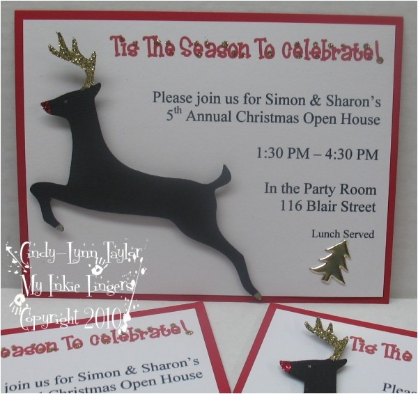 christmas party invitations order free