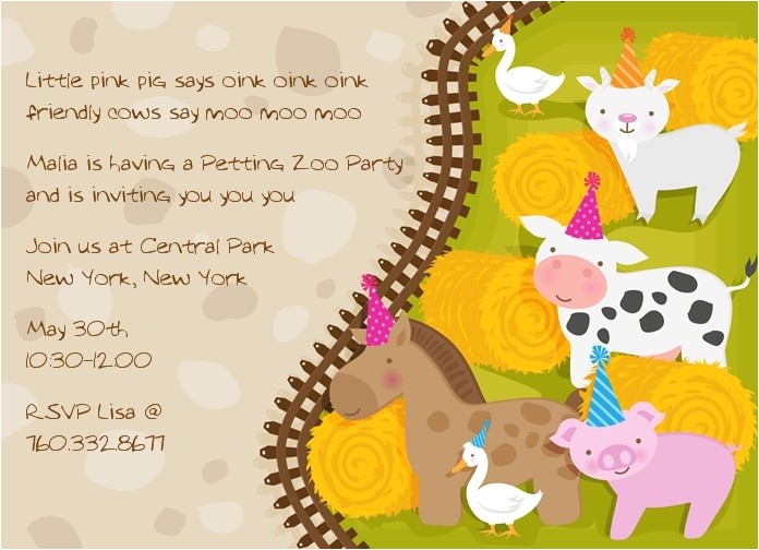 petting zoo birthday party