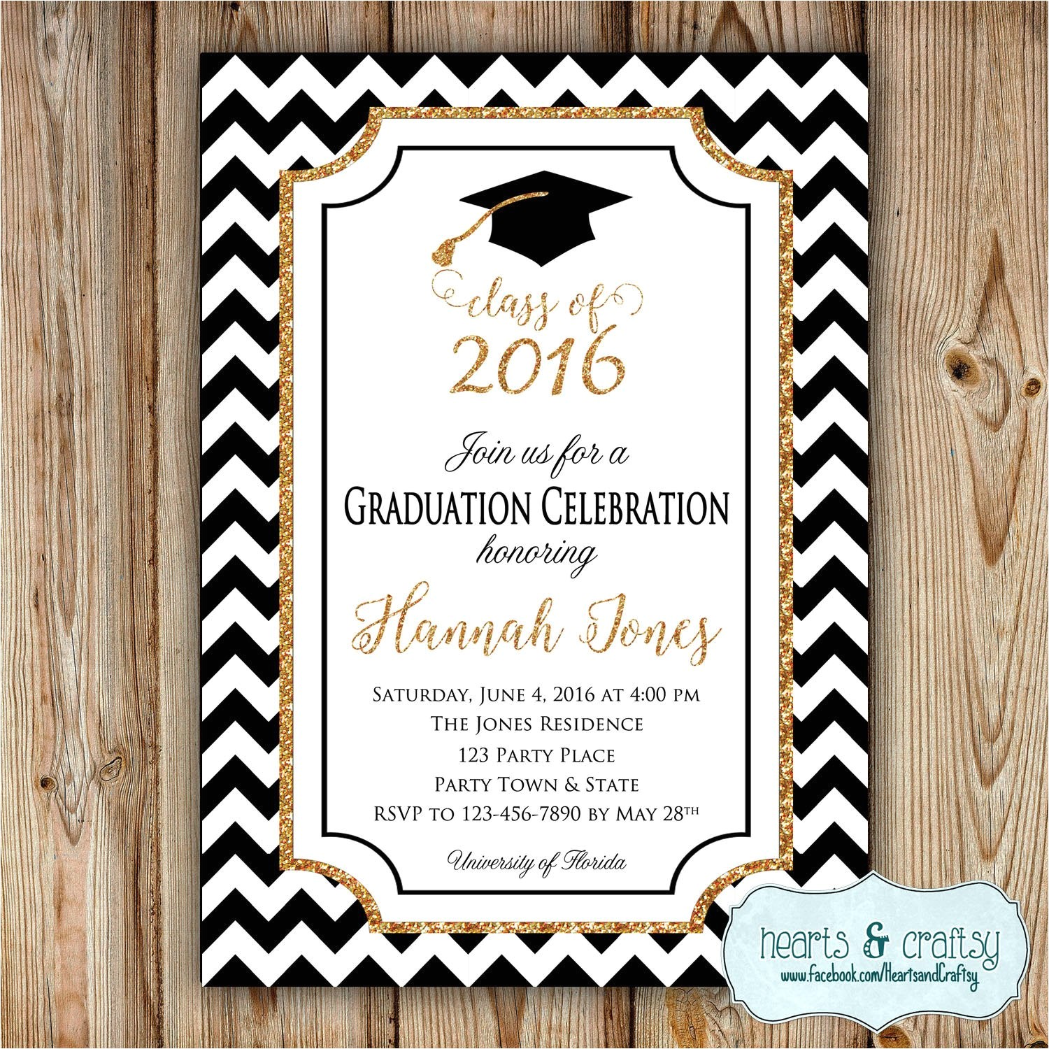 graduation party invitation college