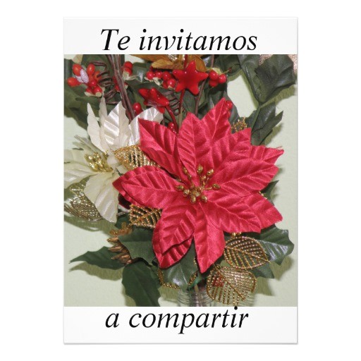spanish christmas invitations