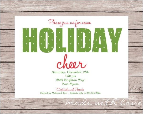 holiday party invitations