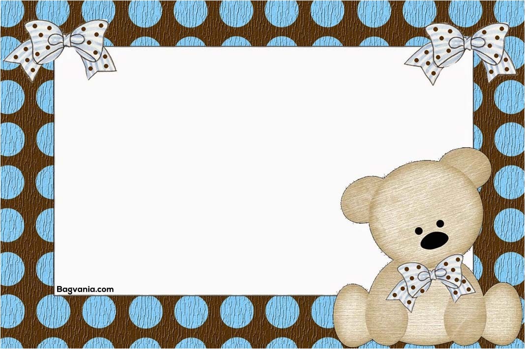 free teddy bear birthday invitation templates