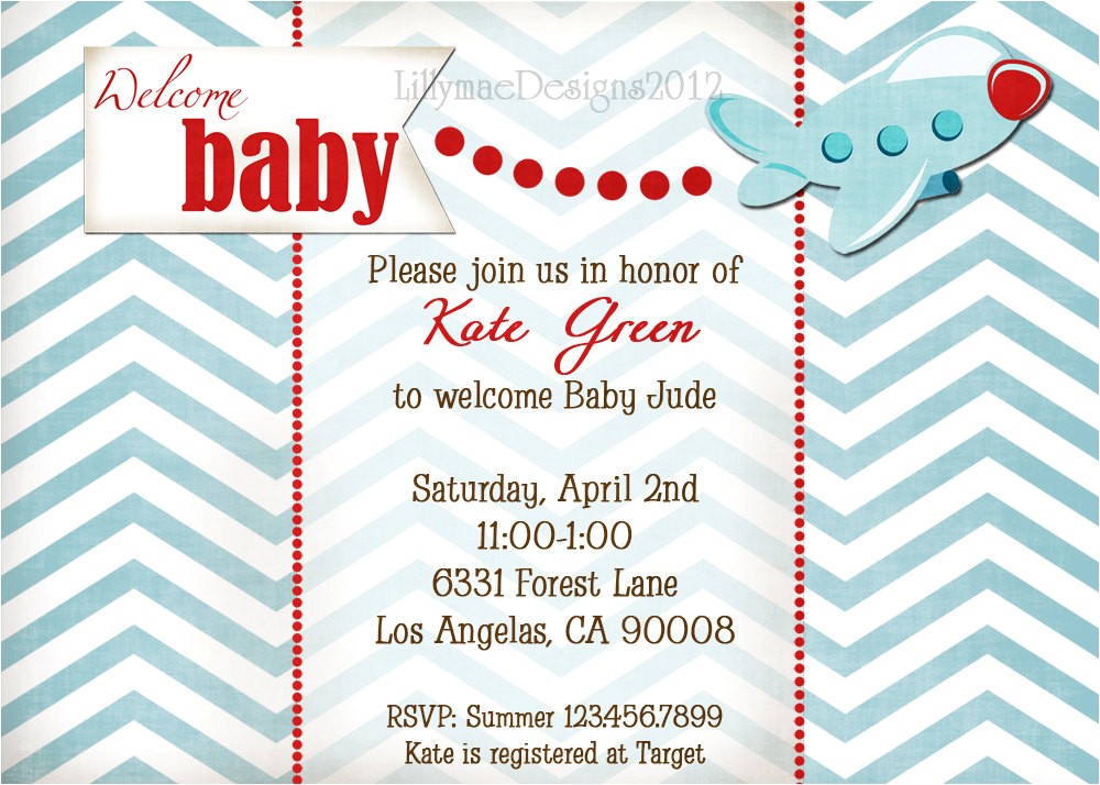 welcome baby shower invitations
