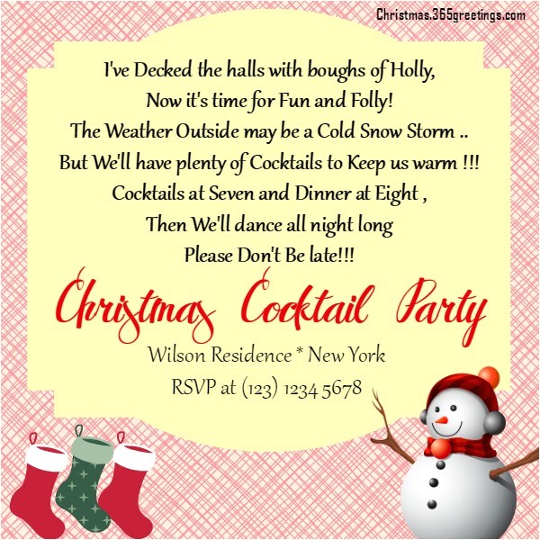 christmas party invitation ideas