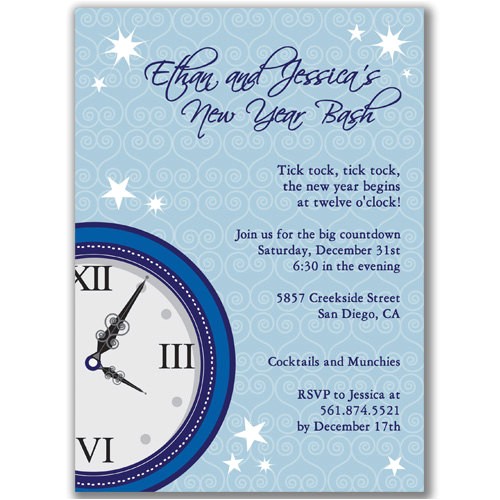 new years eve party invitation wording