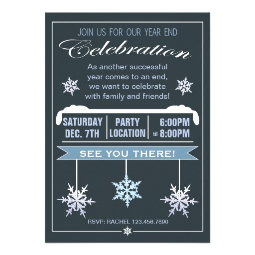 year end party invitation